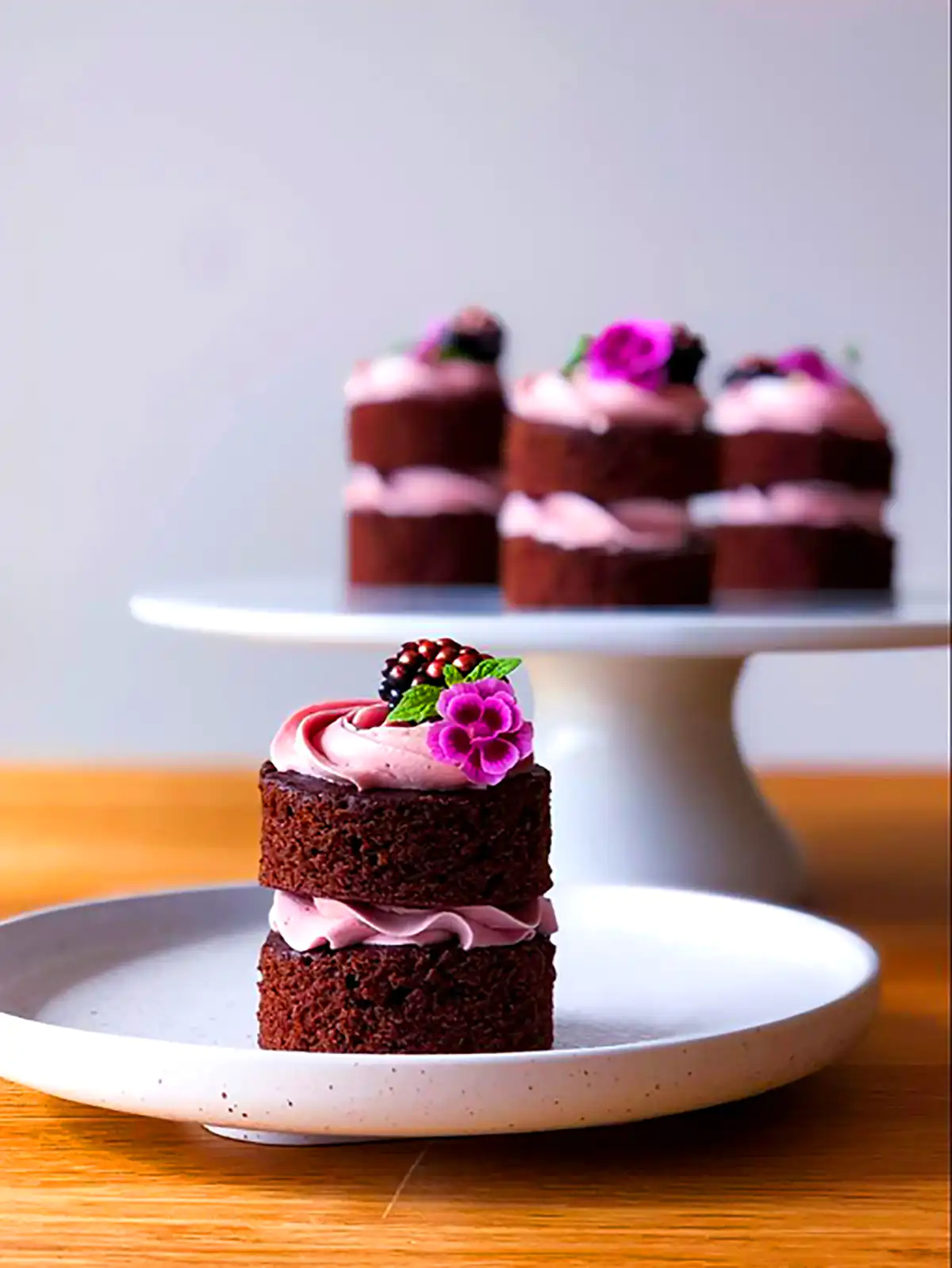 میینی کیک کاکائویی خوش طعم 