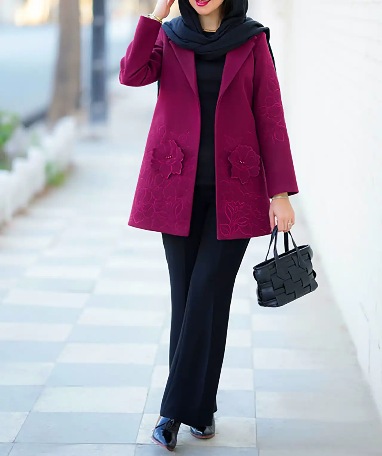 مانتو باحجاب امروزی و ترند