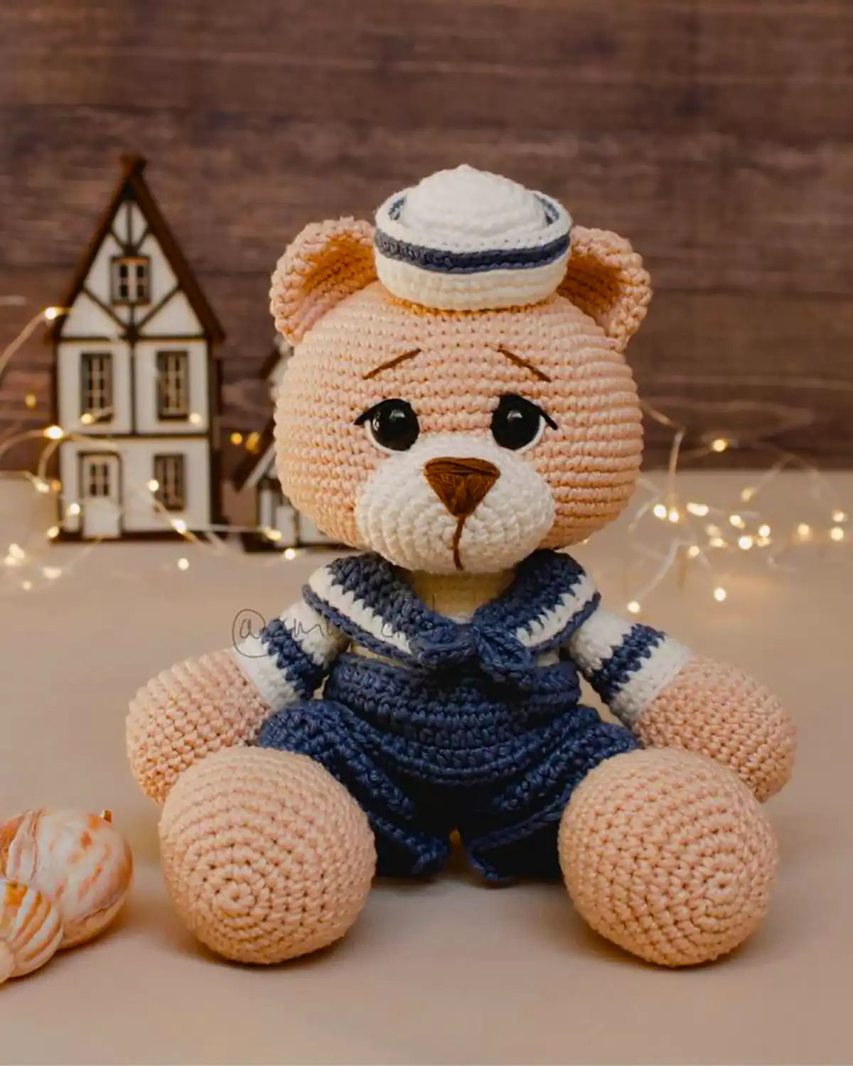 خرس بافتنی عروسکی 