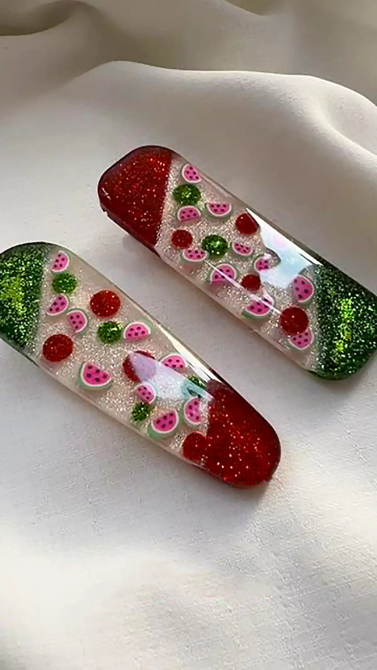 گیره مو رزینی شیک