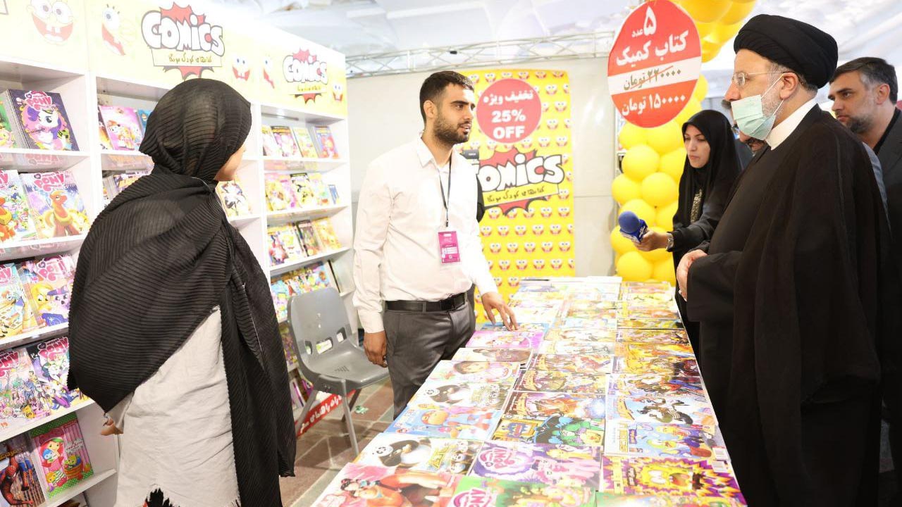 رئیس جمهور از نمایشگاه بین‌المللی کتاب تهران بازدید کرد