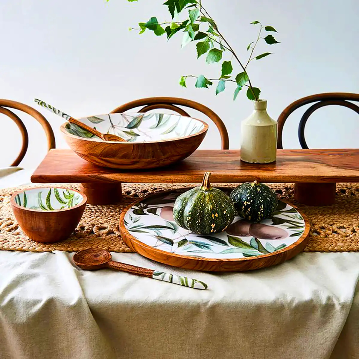 ظروف چوبی لعاب کاری شده