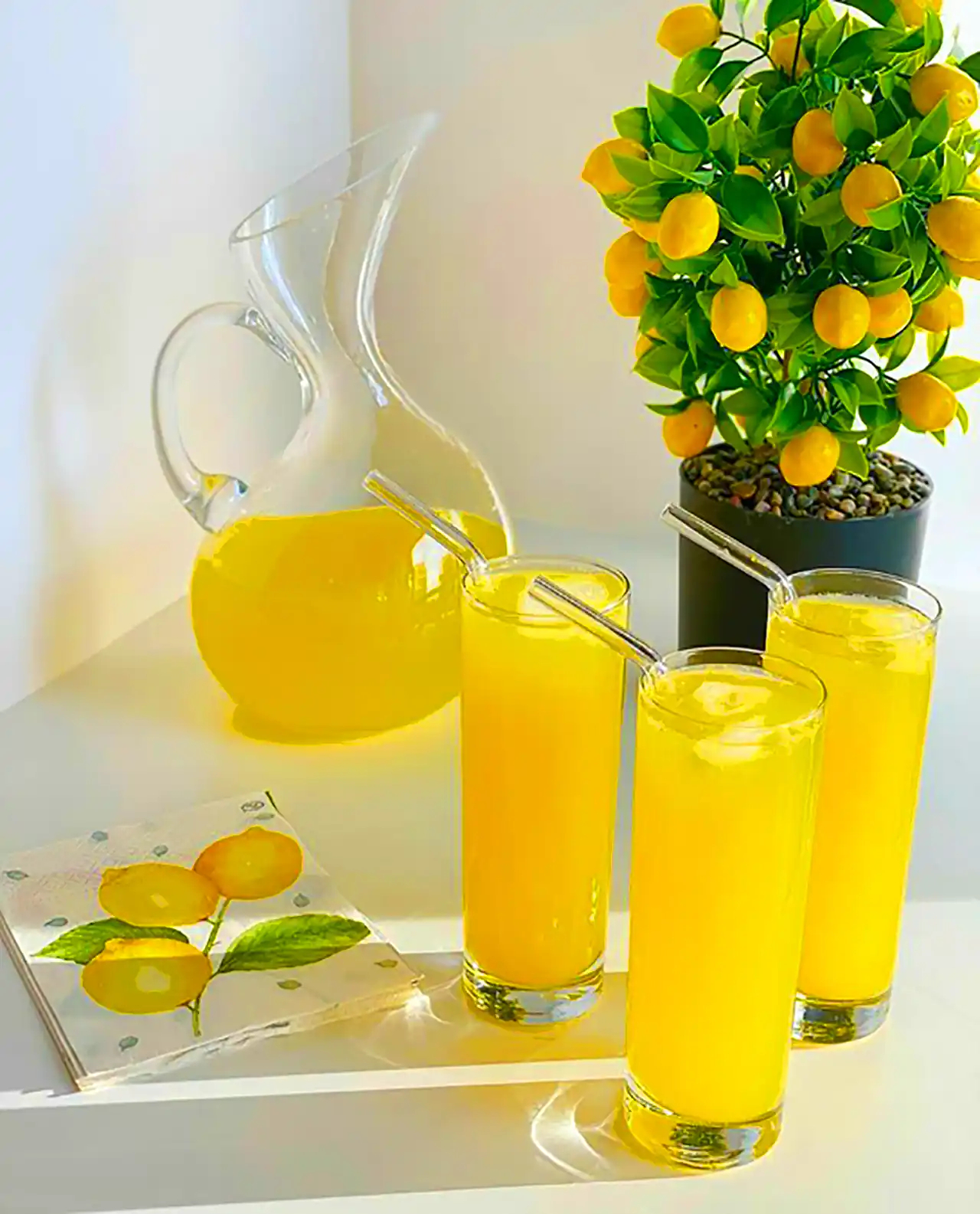 ست پارچ و لیوان کریستال