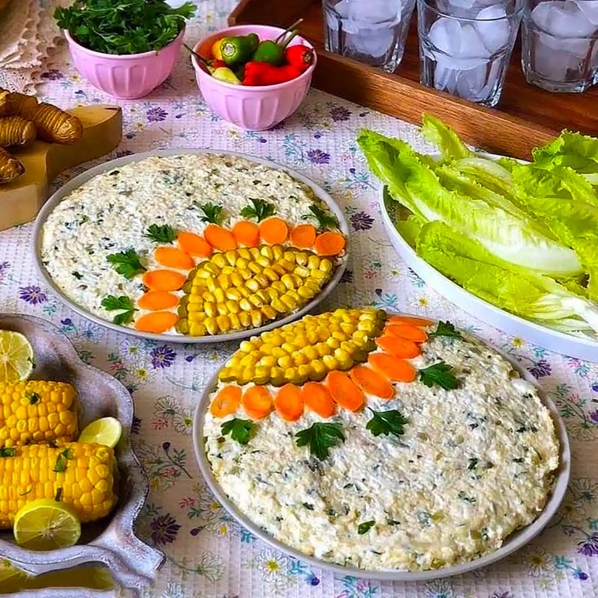 تزیین مجلسی سالاد الویه