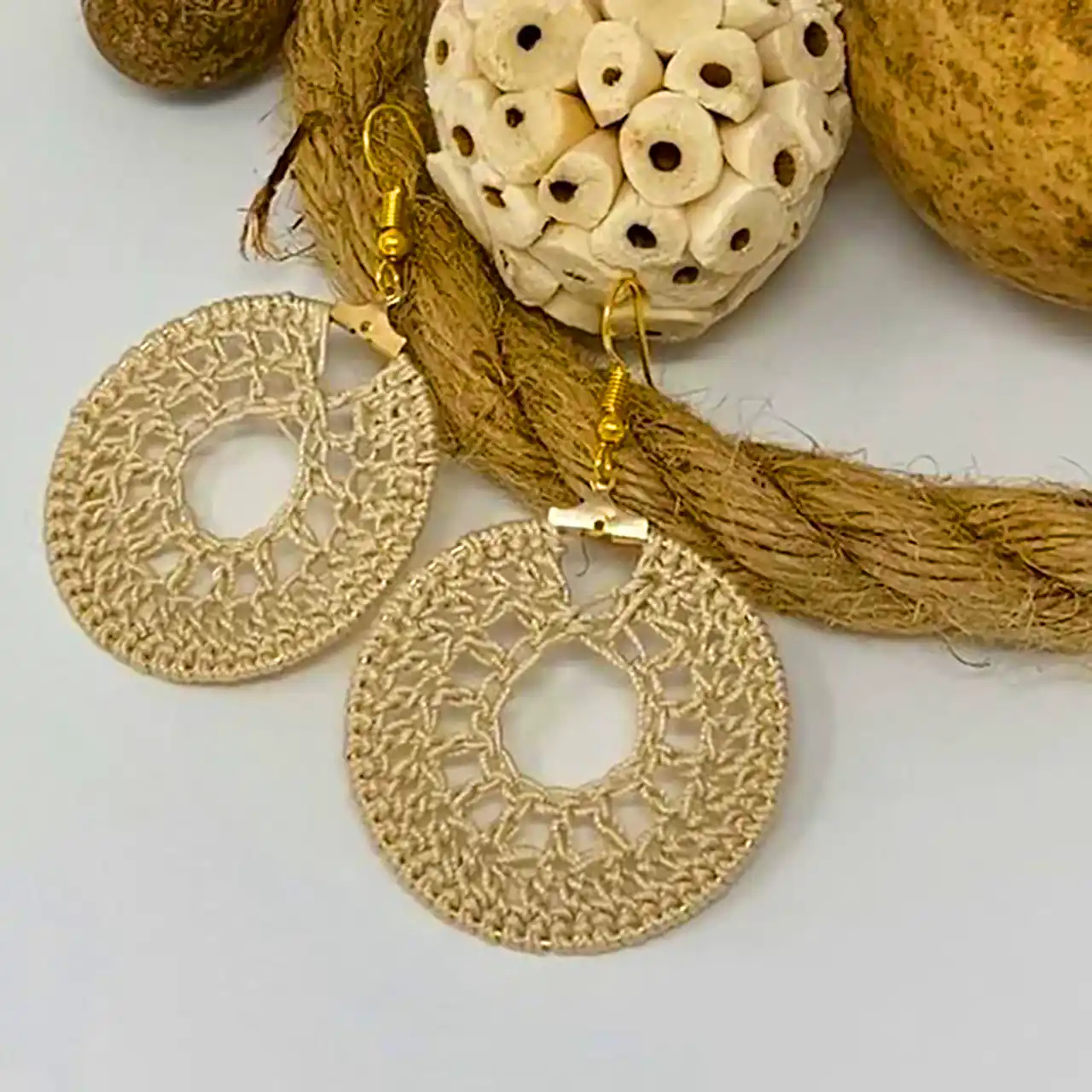 گوشواره دستساز زیبا