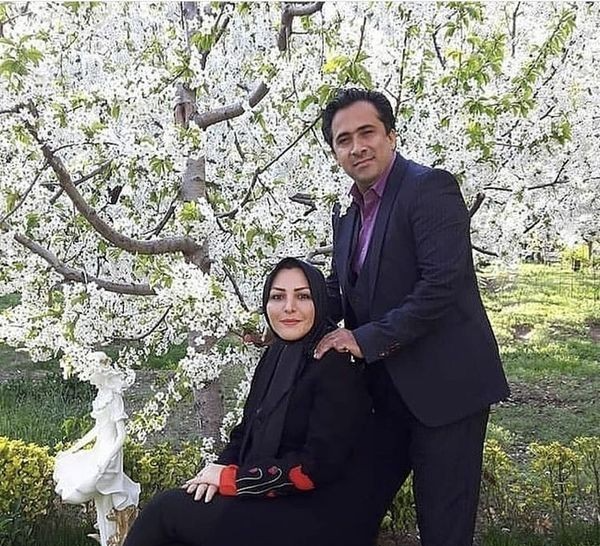 المیرا شریفی مقدم و همسرش 