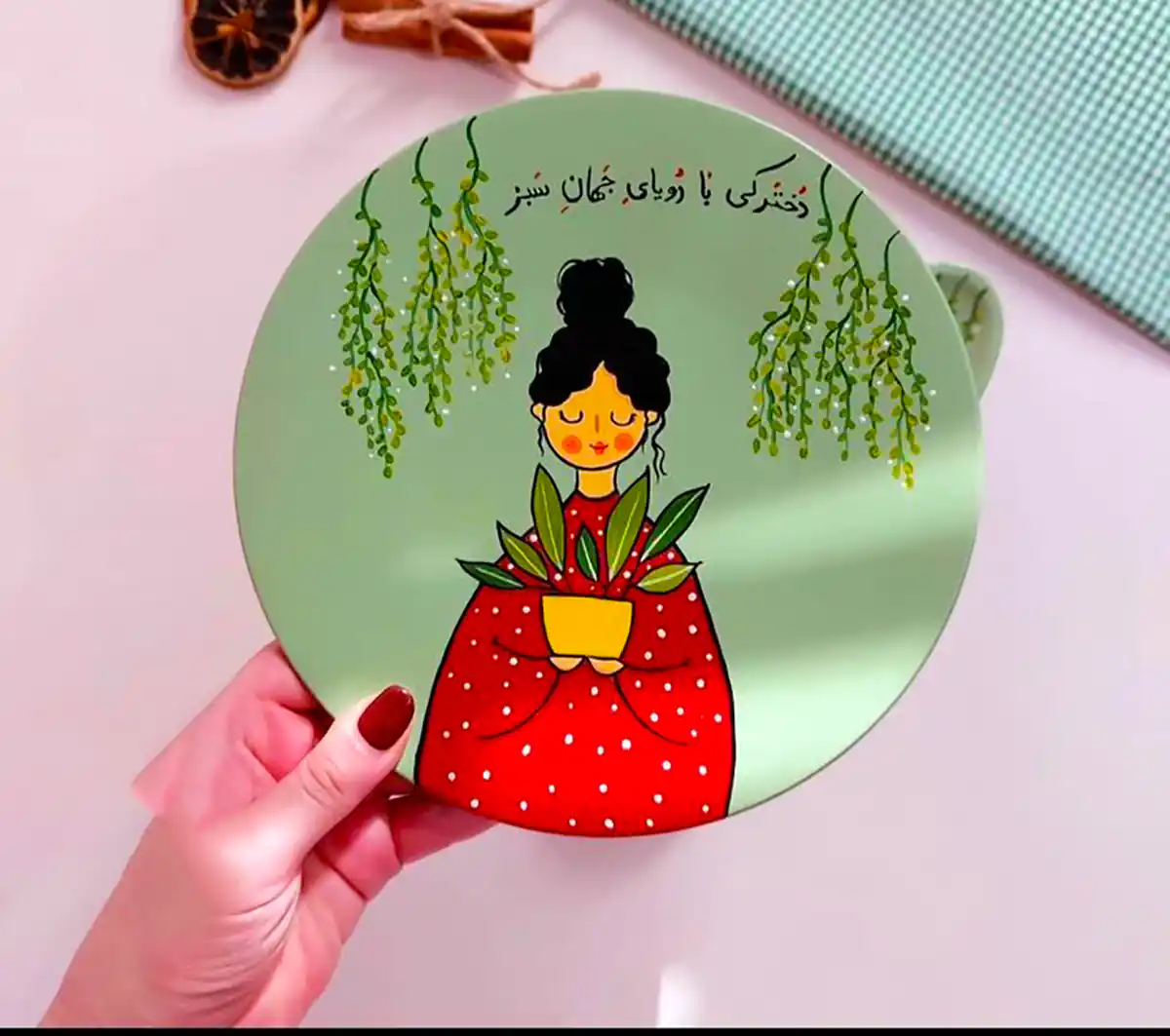 دیوارکوب فانتزی هنری