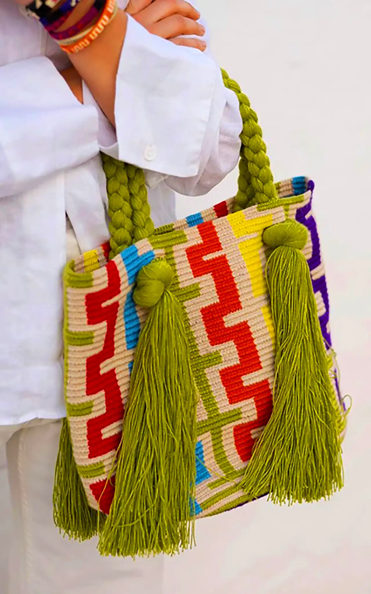 کیف قلاب بافی جذاب