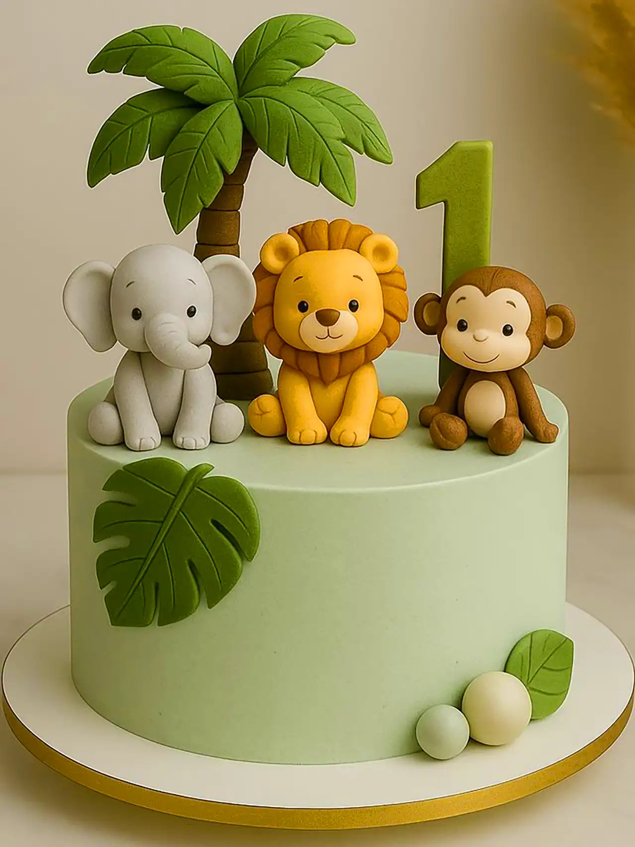 کیک تولد فانتزی حیوانات