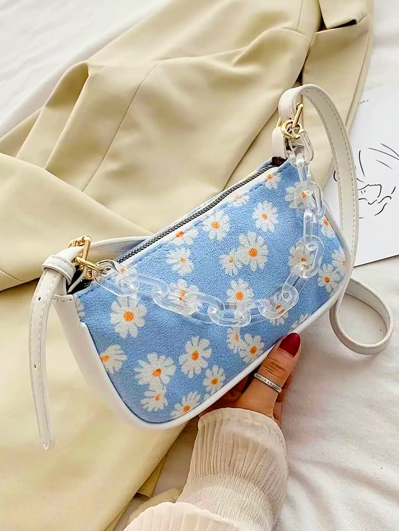 کیف بابونه فانتزی 