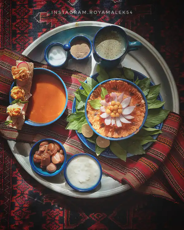 تزیین آبگوشت مجلسی