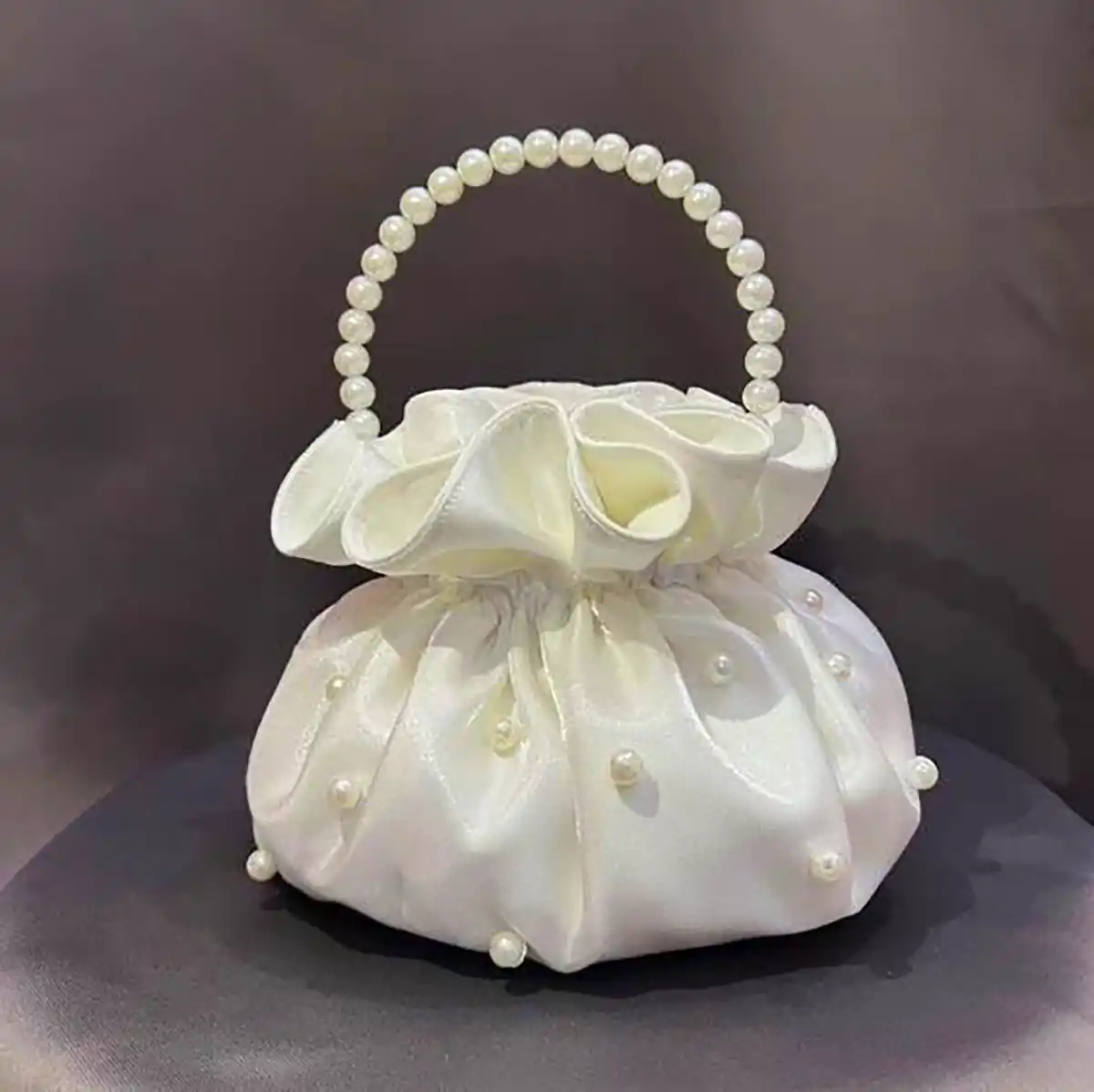 کیف سفید نوعروس