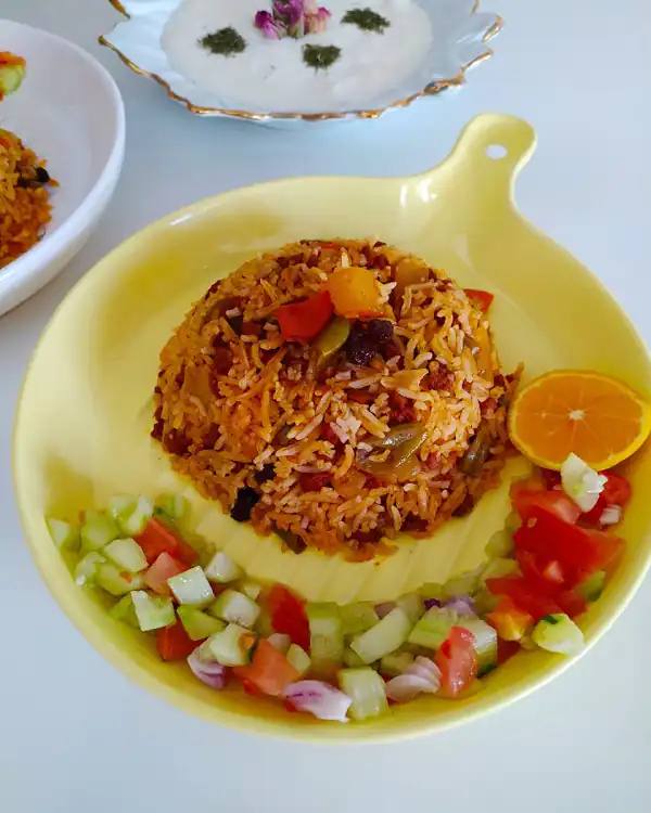 تزیین استانبولی پلو