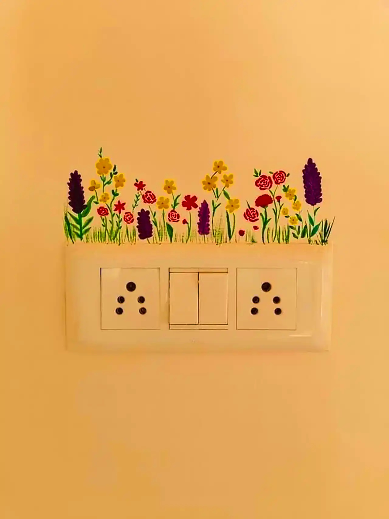 نقاشی روی کلید و پریز