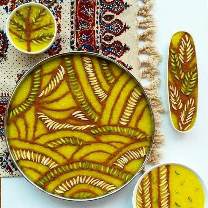 مدل تزیین شله زرد 1401