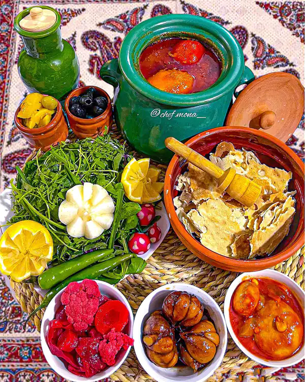 تزیین آبگوشت مجلسی