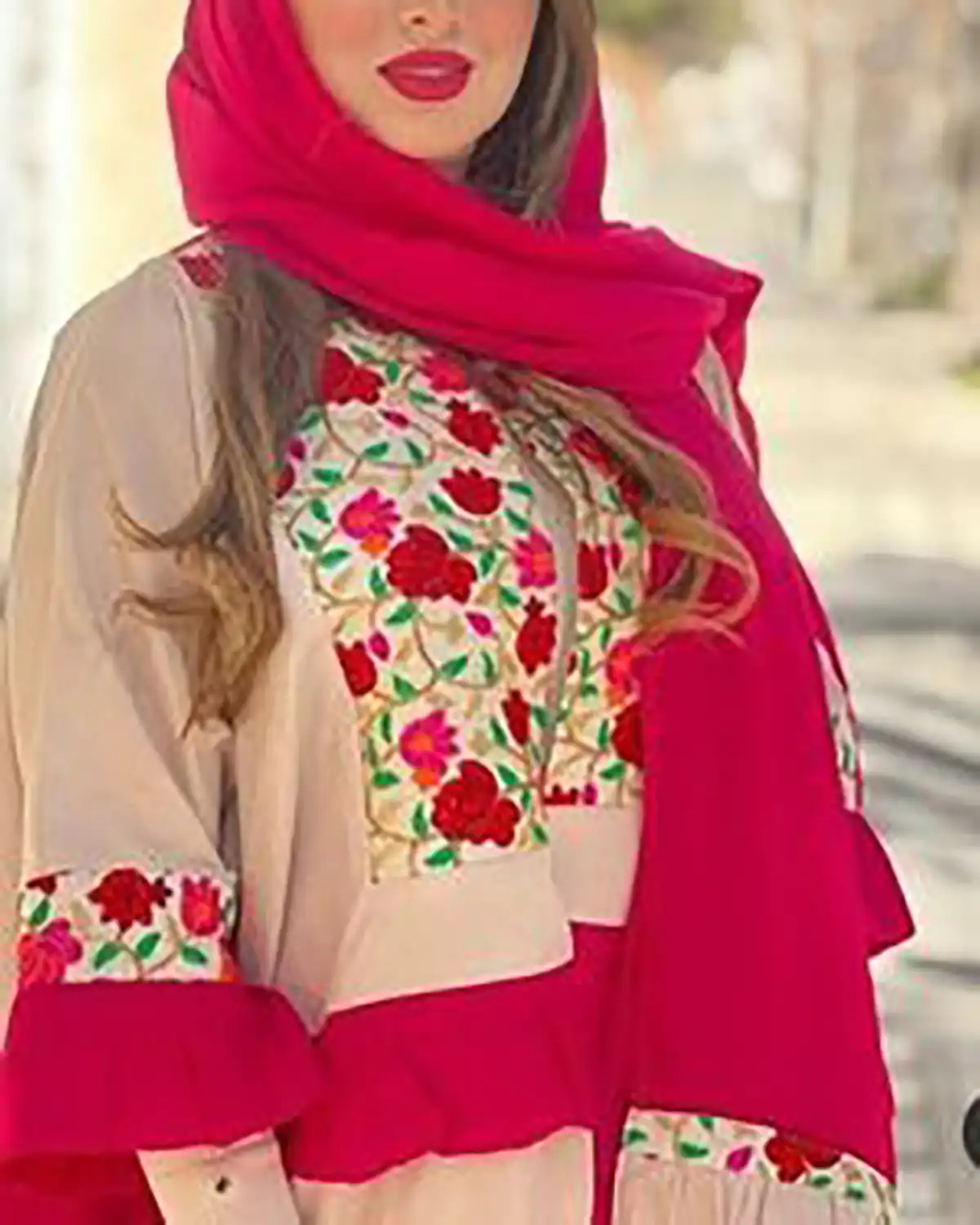 مانتو شاد رنگی و زیبا