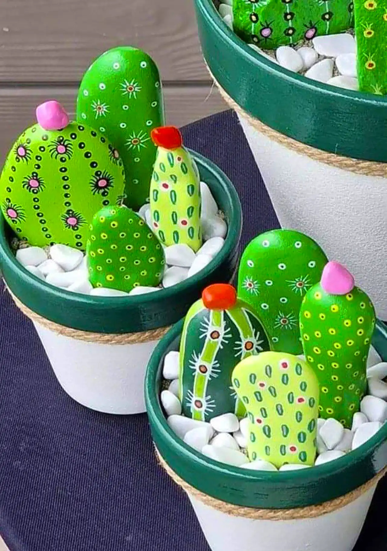 کاردستی خلاقانه با سنگ رودخانه