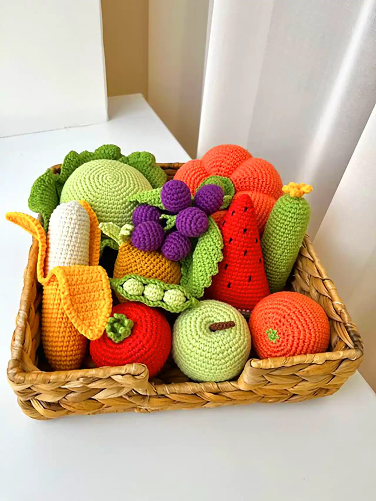 انواع میوه بافتنی دکوری