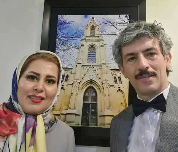 سیروس همتی و همسرش دکتر لیلا نوری