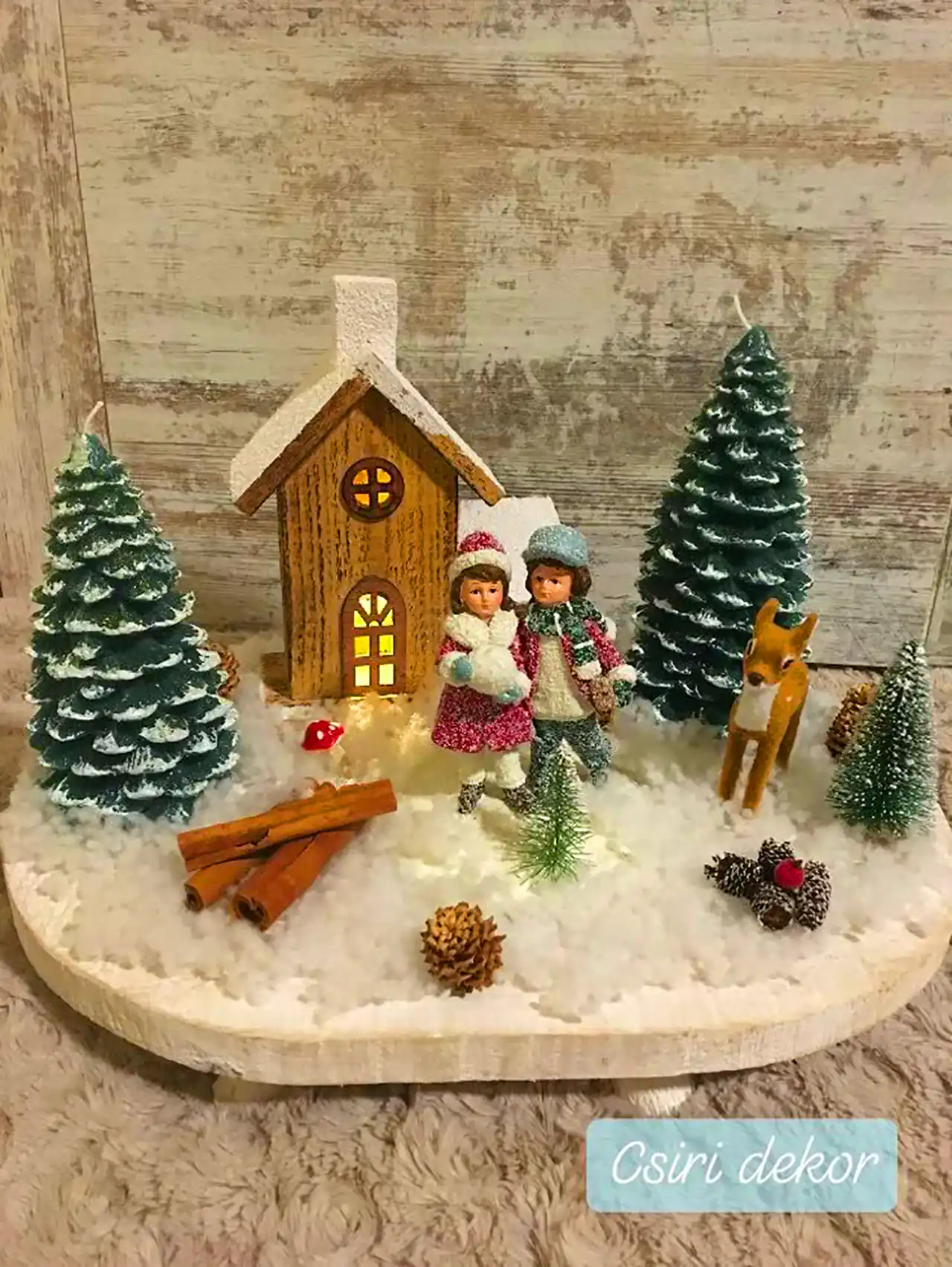 تزئینات کریسمسی با وسایل ساده 