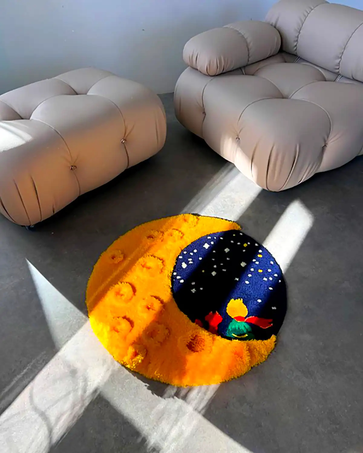 قالیچه مدرن رنگارنگ