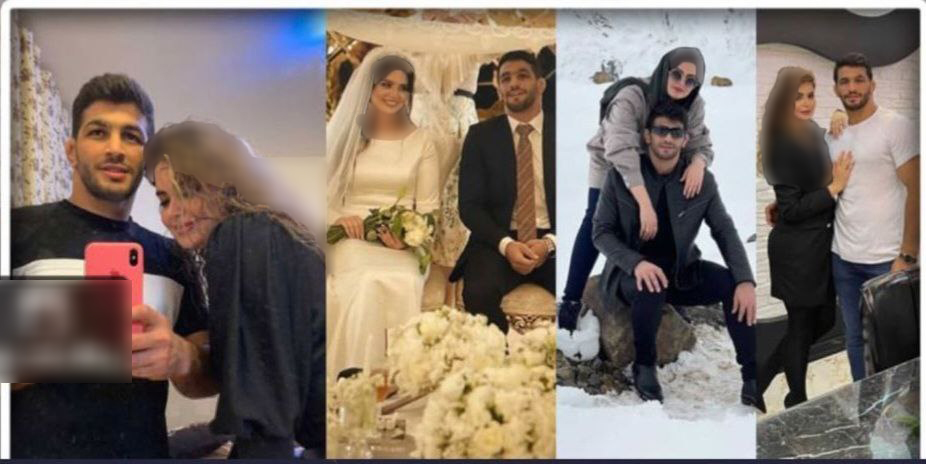 اولین عکس از همسر زیبای حسن یزدانی / در لباس عروس و دامادی ببینید