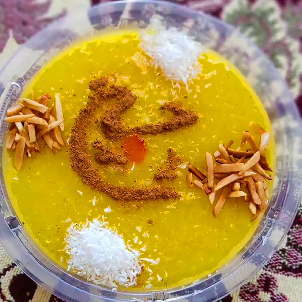 تزئین شله زرد مجلسی 