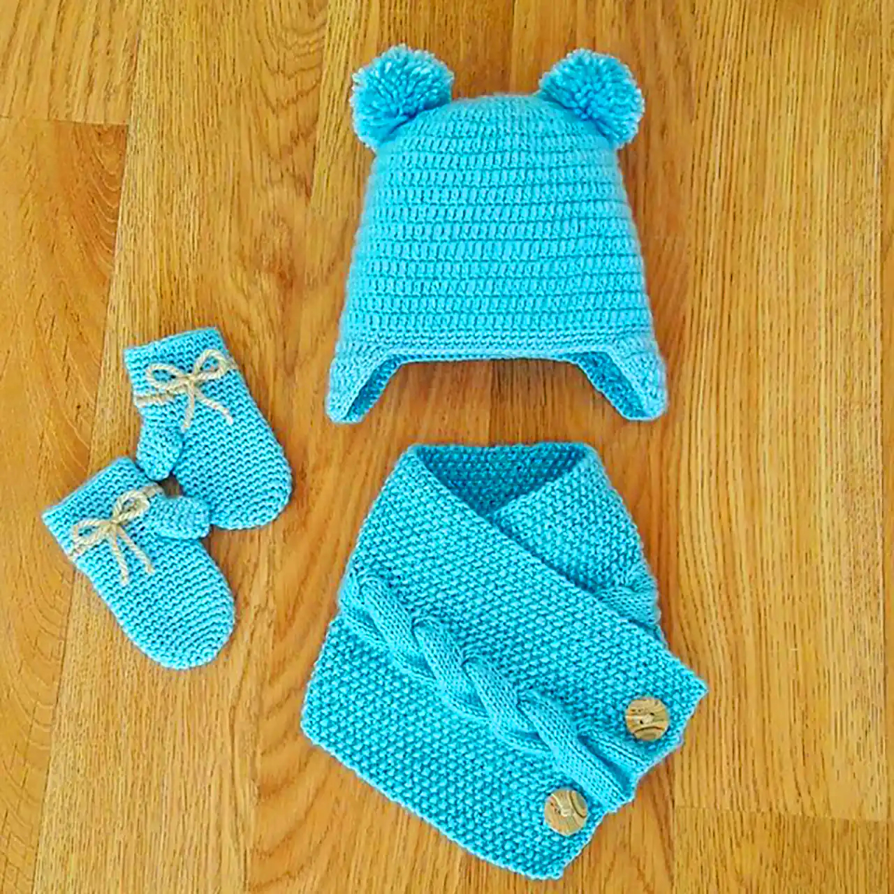 ست بافتنی برای کودک