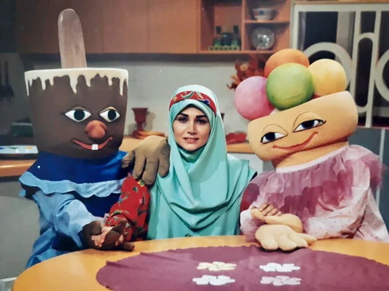 لادن رضاجویی در شهر بستنیها به عنوان خانم بهار