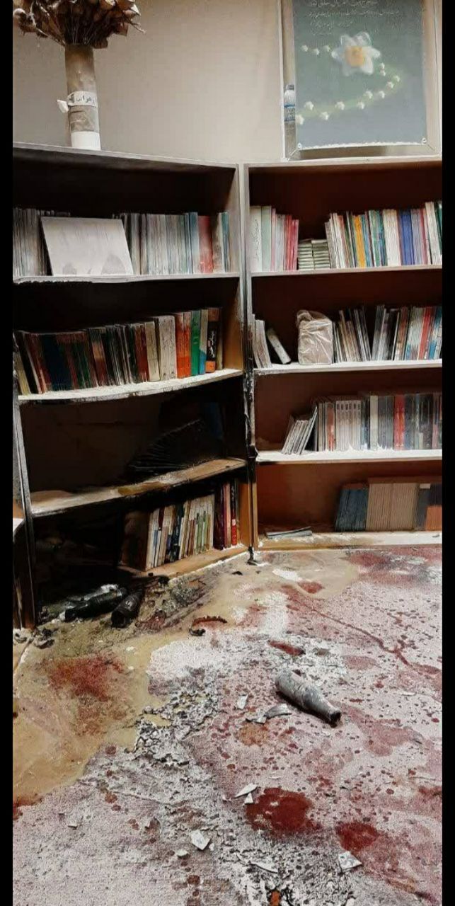 آتش سوزی در دفتر بسیج دانشجویی دانشگاه تهران شمال