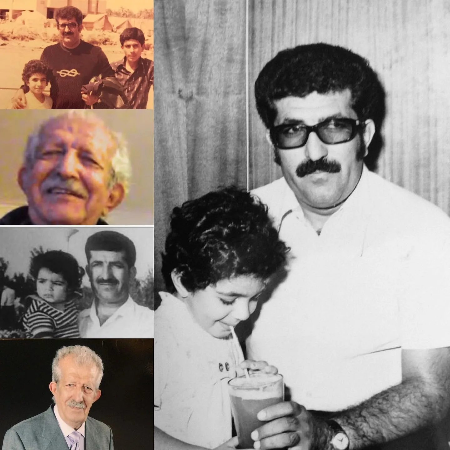 کودکی لادن رضاجویی در کنار پدرش