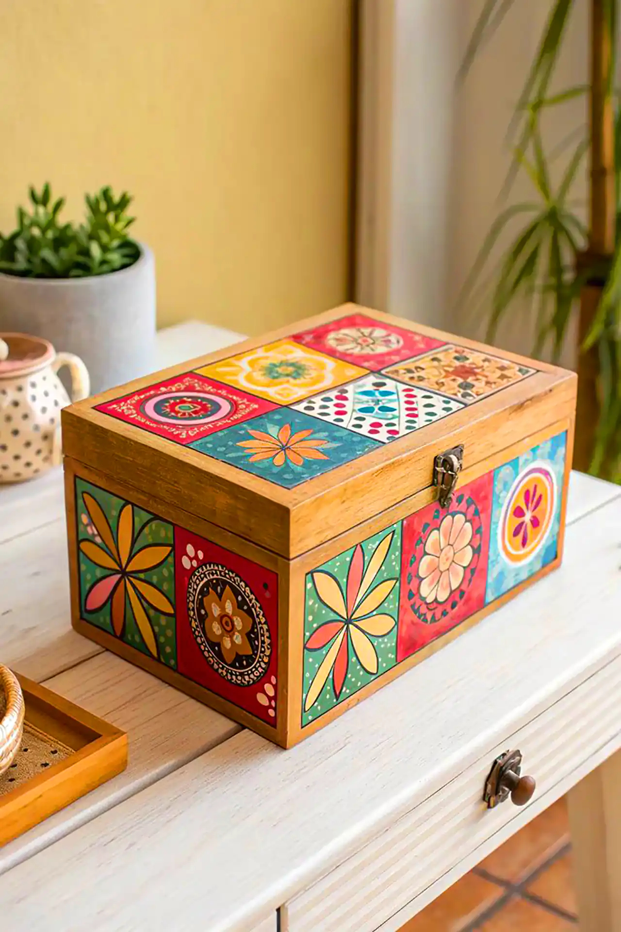 صندوقچه چوبی جواهرات