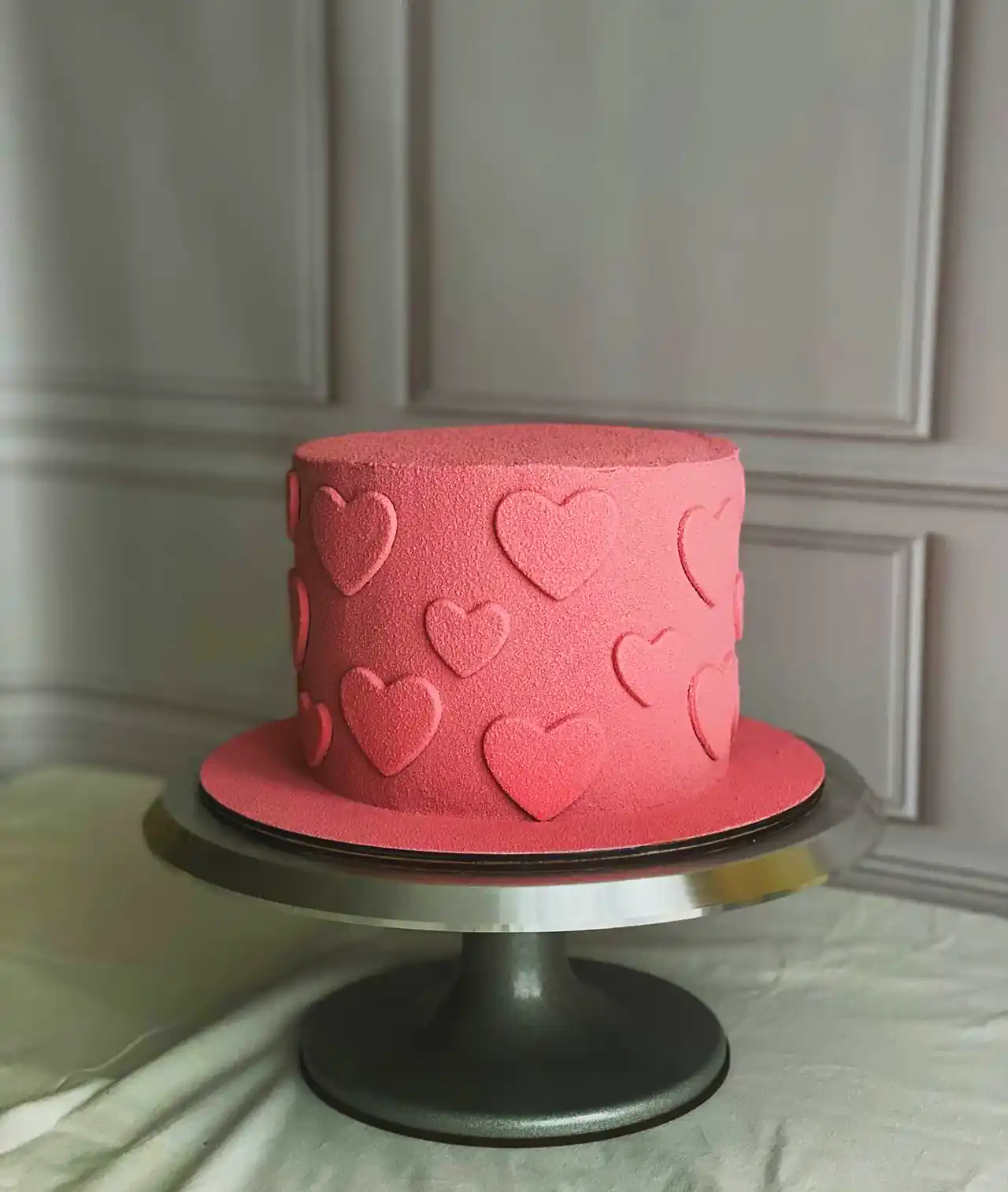 کیک تولد قلبی