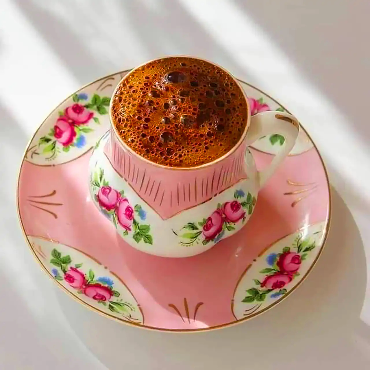 ماگ و زیرماگی سرامیکی