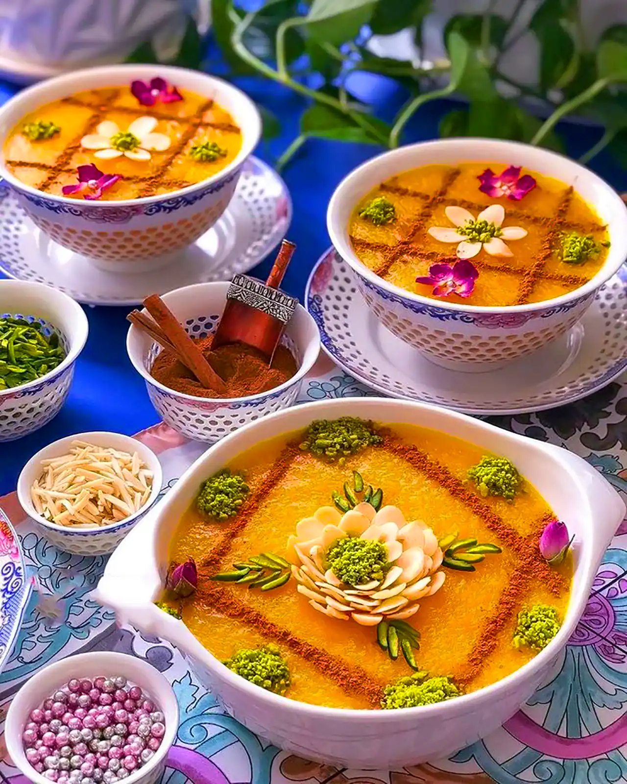 تزئین شله زرد مجلسی 