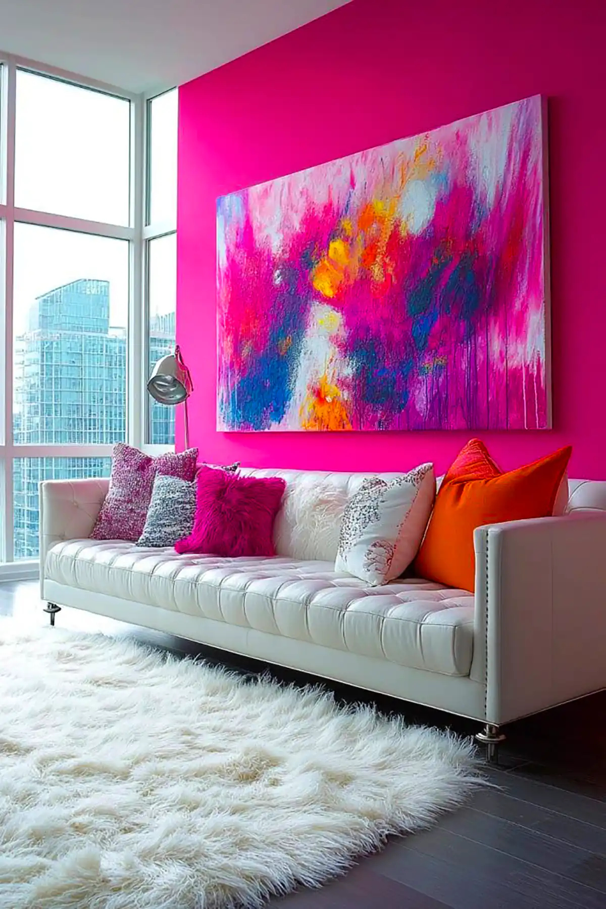 دیزاین مینیمال با تم سرخابی