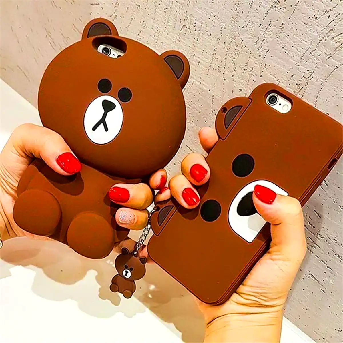 قاب گوشی عروسکی خرسی