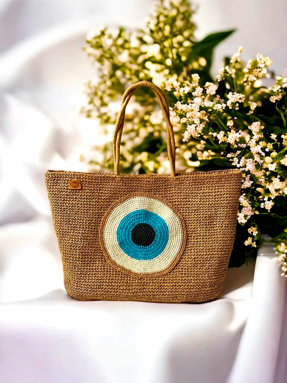 کیف فانتزی با طرح چشم نظر