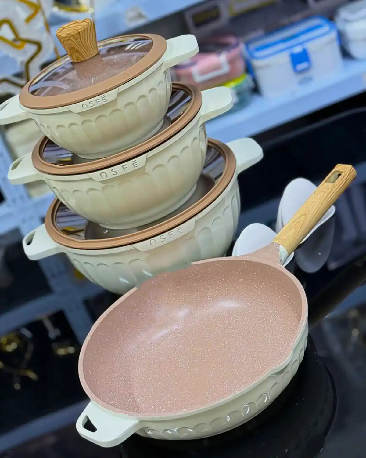 ست قابلمه چدنی عروس