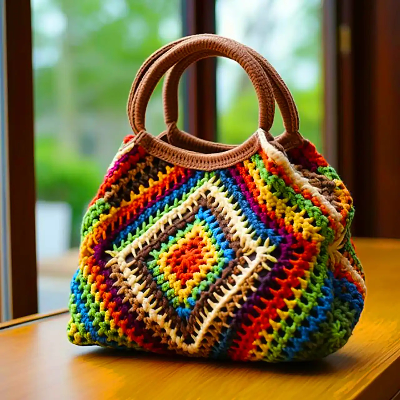 کیف قلاب بافی جذاب