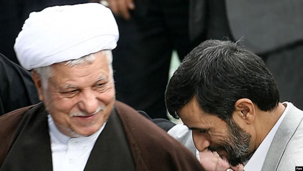 احمدی نژاد و مرحوم هاشمی رفسنجانی