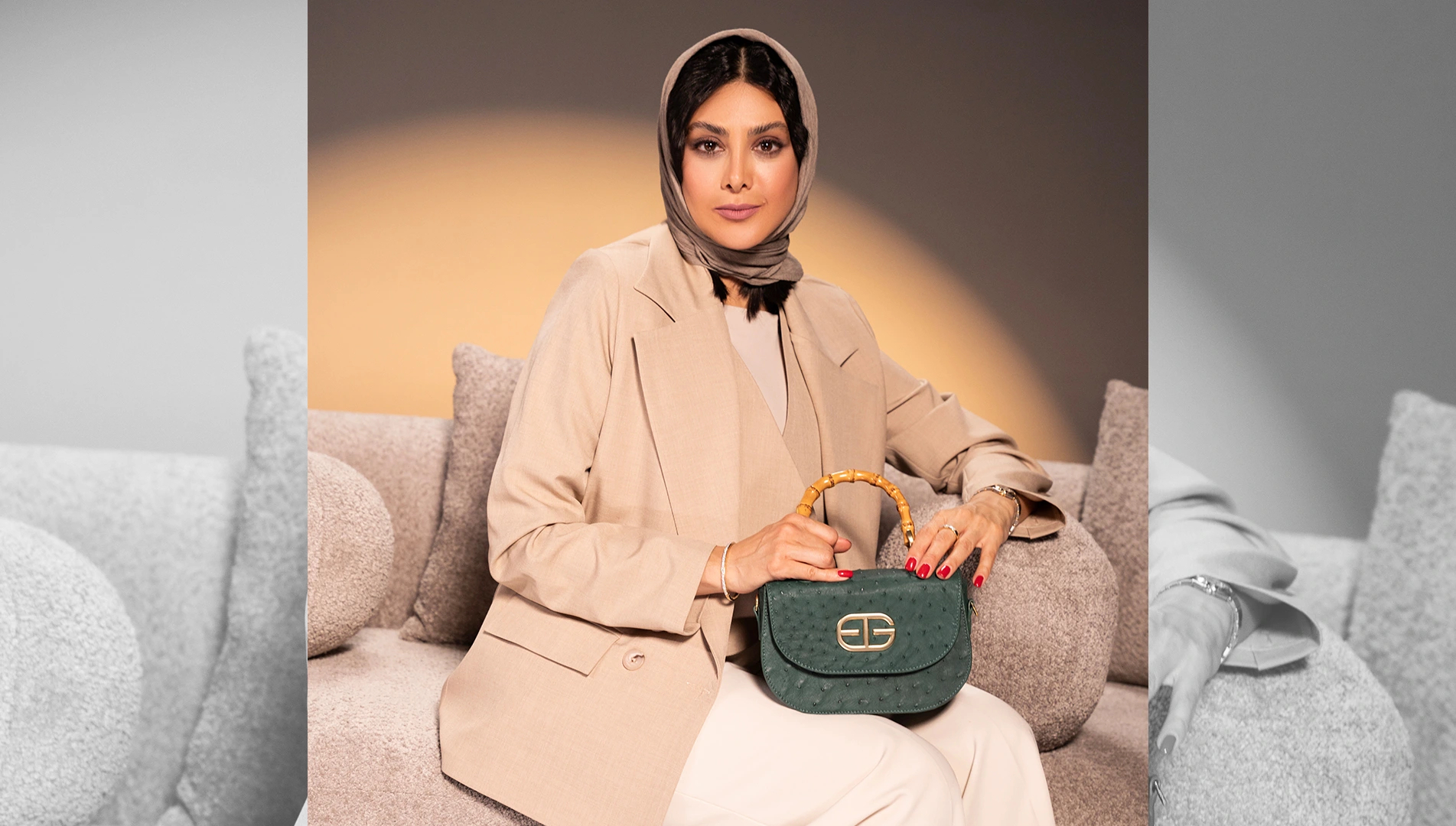 آزاده صمدی با کیف 50 میلیونی