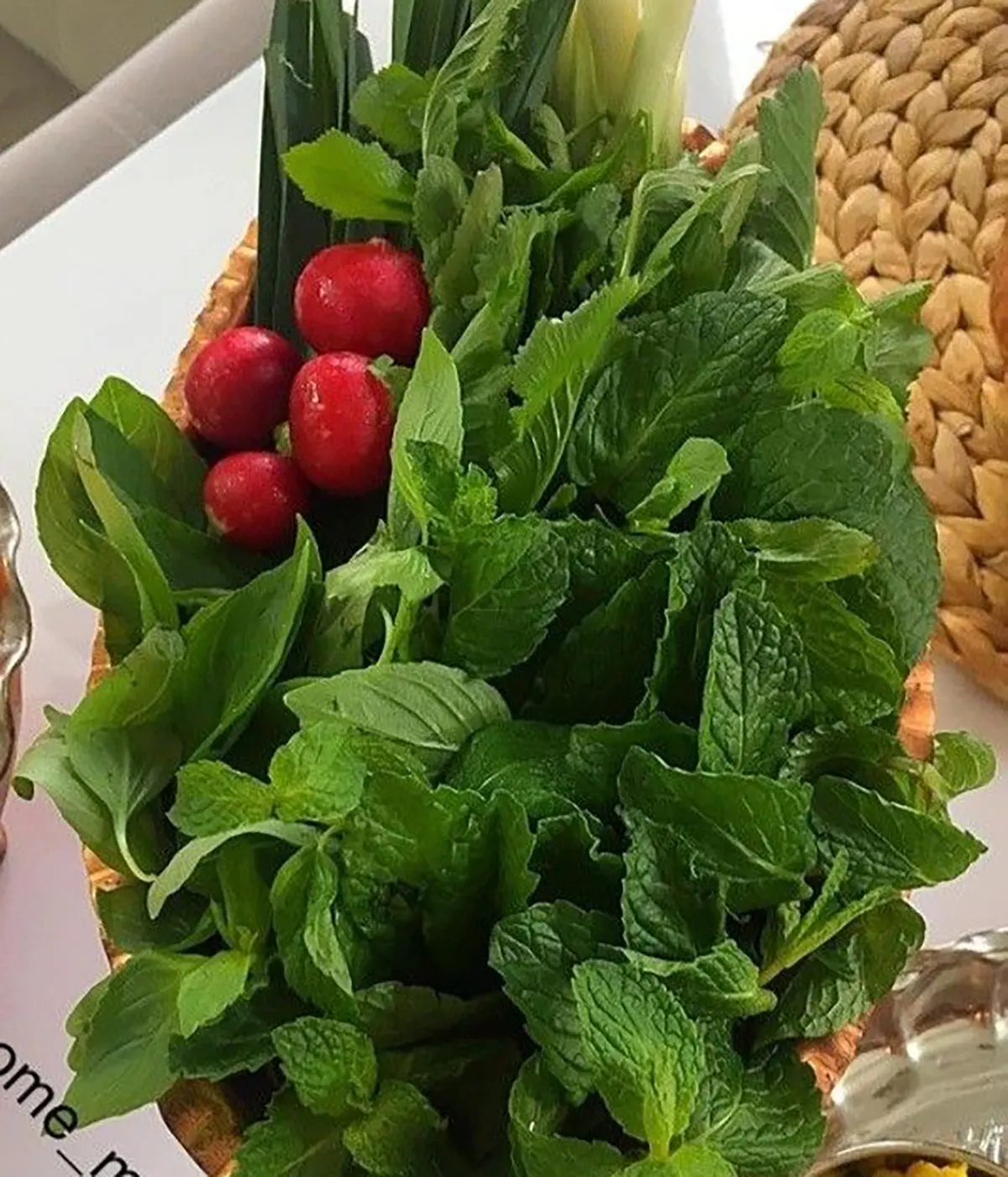 تزیین سبزی مجلسی