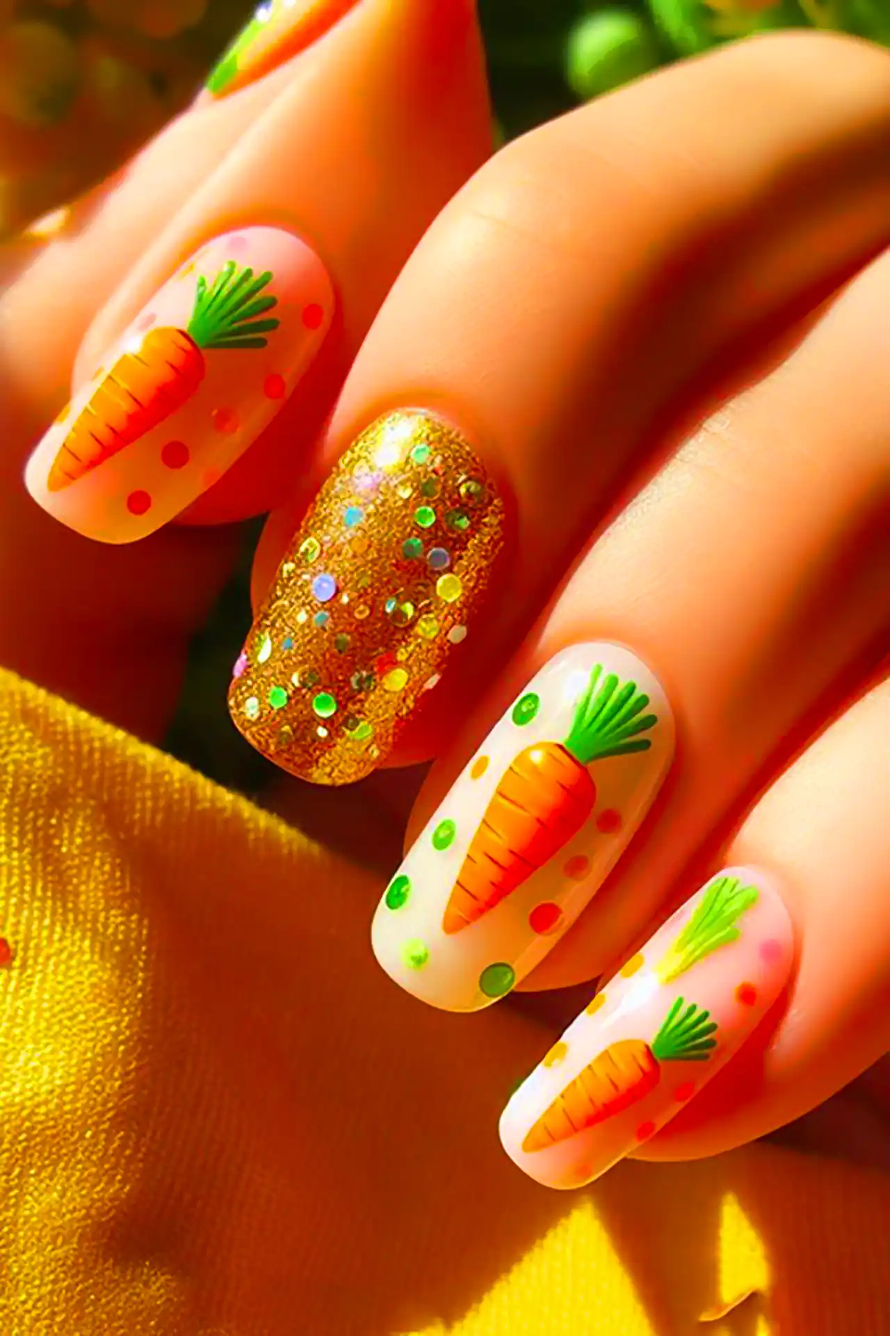 دیزاین ناخن خرگوشی بانمک