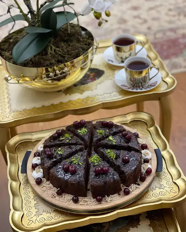 تزیین روی کیک ساده