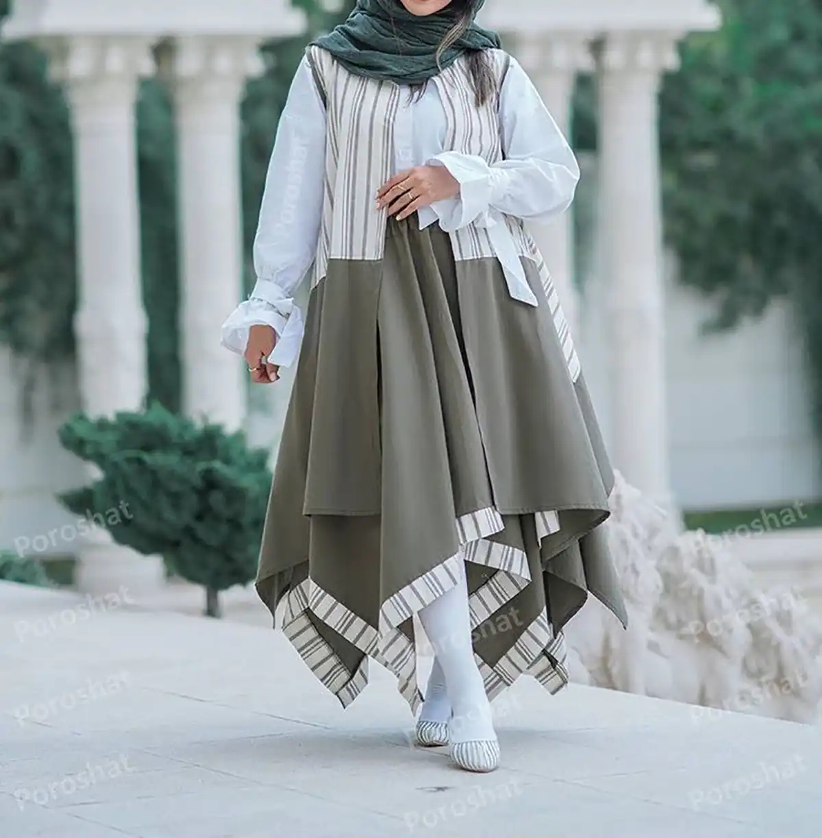 مانتو مناسب کافه رفتن تابستونی 