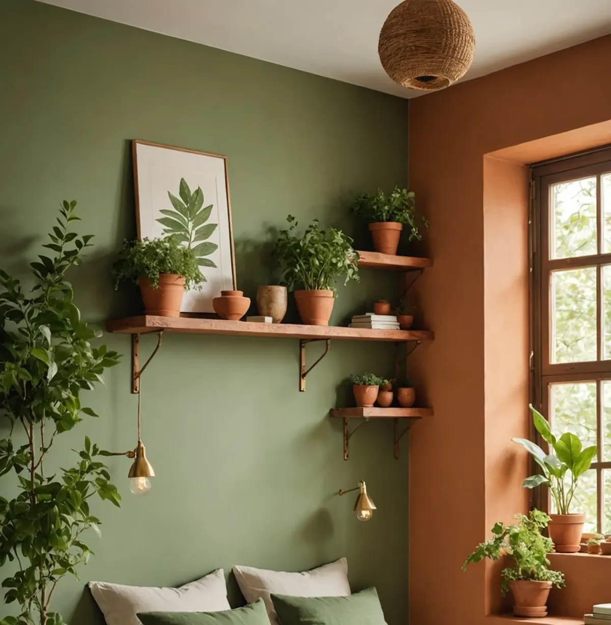 دیوار سبز آکاردئونی دیجی کالا 