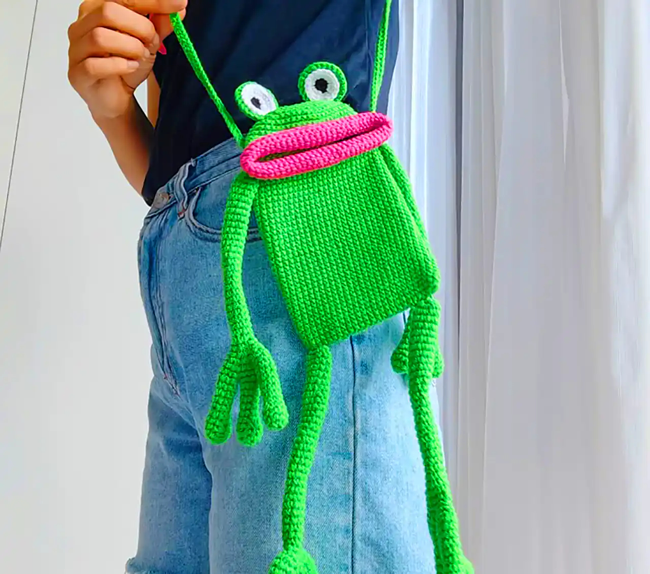 کیف بافتنی طرح حیوانات