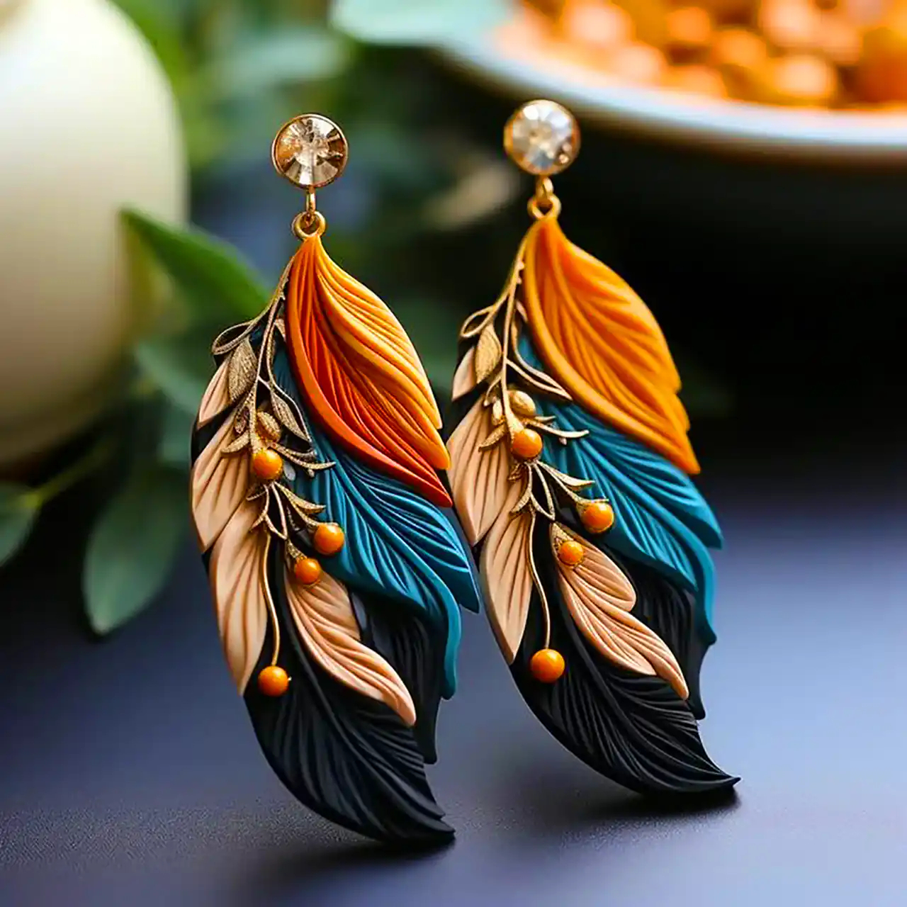 گوشواره شیک برای فصل پاییز